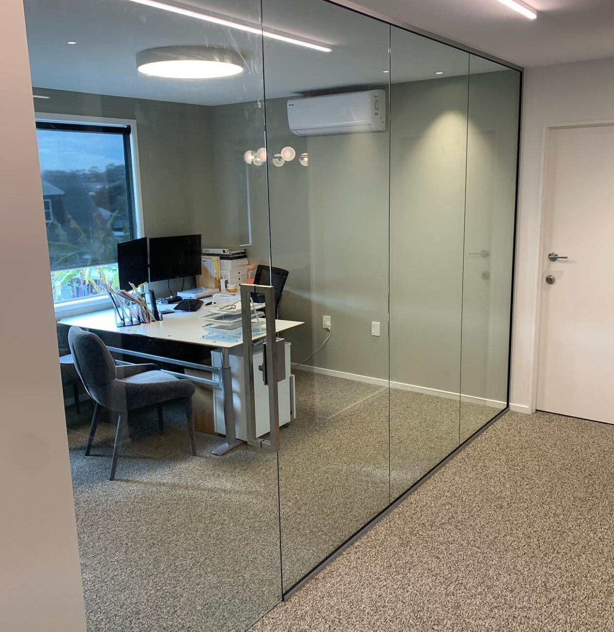 Office front wall Office front wall