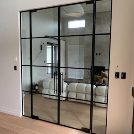 crittall style wider doors custom glass double doors